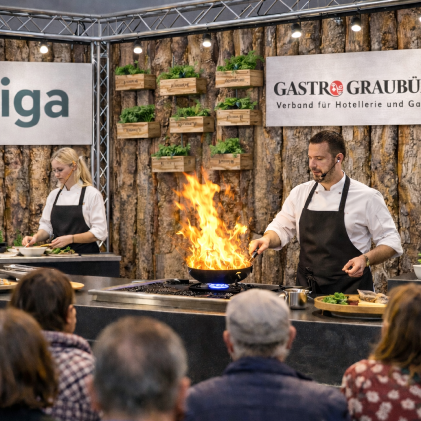 Gastro Graubünden an der higa-Kochwelt