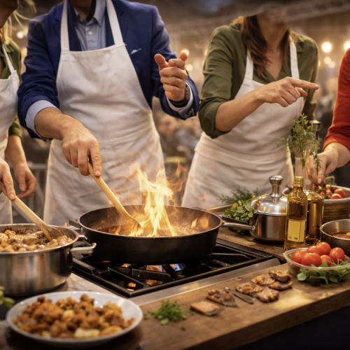 Bündner Politiker kochen
